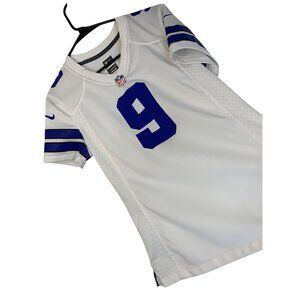 Retro Nike NFL Dallas Cowboys Tony Romo #9 Women's Jersey White Size S